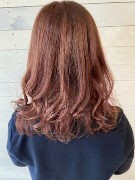 ルノン フィージュ(LUNON fieju) 【LUNON fieju】ほんのりピンク味のあるオレンジブラウン