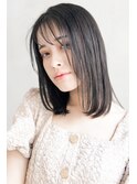 Aimee 10代20代30代 伸ばしかけミディ×ナチュラルブラック