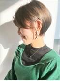 大人ショート・後頭部丸み・髪質改善・白髪ぼかし