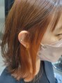 ヘアメイク デザート(HAIR MAKE DESART)&nbsp;「イヤリングカラー」(ベースカラー)オレンジベージュ
