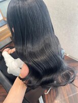 シャンドゥール 栄店(CHANDEUR)&nbsp;ブラックロング黒髪暗髪大人可愛いツヤ髪まとまり美髪20代30代