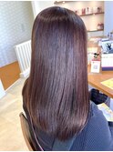 【琉希也スタイル】髪質改善と美髪カラーでサラサラヘアに☆