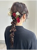 編み下ろしhair