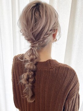 イロ(iiro) アレンジ/編みおろし/アレンジヘア/MARINA