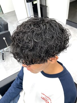 ノイセル 心斎橋(Noisyle) guest snap　刈り上げ前下がりマッシュ×波巻きパーマ