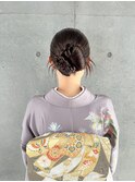 【e.dit tokyo macoto】卒業式ヘアセット着物ヘア袴アレンジ
