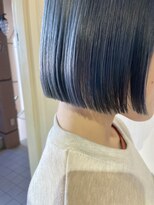 シラソル 八王子北口(Gilasol)&nbsp;ネイビーカラー×ミニボブ