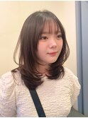 小顔レイヤーカット