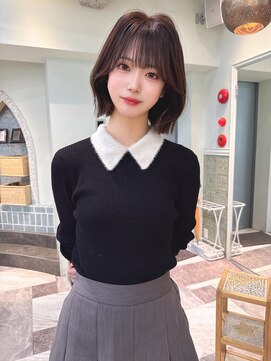 ロンド ロビン 栄(Lond robin) 韓国/前髪/縮毛矯正/レイヤー/ショートボブ/ボブ