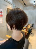 20代/30代/40代/ショートボブ/前下がり/学割U24/京都/河原町