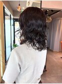 レイヤーパーマ　ウルフパーマ