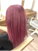 ハイトーンピンクカラー/髪質改善
