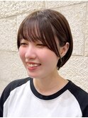 小顔ショート　京都美容室　進詩織