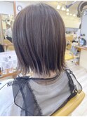 【morio成増/児玉】外ハネボブ　アッシュカラー