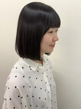 コンティロミー(CONTI ROMMY.) 大人可愛いボブ暗めカラー酸性ストレート髪質改善20代～50代