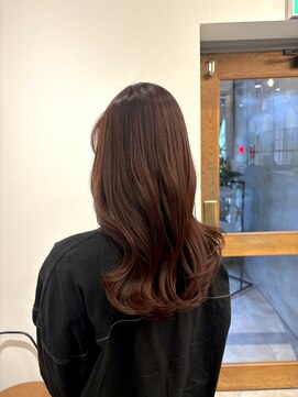 リリアーナ(LILIANA) ピンクブラウン　ブラウンカラー　暖色カラー　髪質改善　池袋