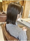 大人美人くびれヘア艶感結べるボブうる艶髪レイヤーカット