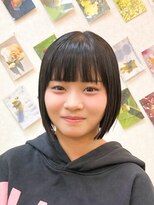 黄ぐまくん美容室 ショート ボブ