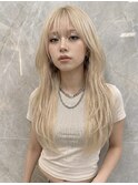 ミディアムレイヤーカット/フェミニンロング/似合わせカット渋谷
