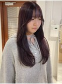 【松本咲花】ブリーチなしダブルカラーピンクベージュ春カラー