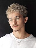 韓国風マッシュ/フリックパーマ/ツーブロックショート