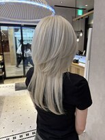 ザザ シンジュク(ZA/ZA shinjuku)&nbsp;ホワイトブロンド×ロングウルフ