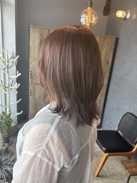 ヘアーループセラデザインワークス(Hair ruup Sela design works) 艶感ラベンダーグレージュ