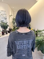フェーディン(fa/din)&nbsp;ネイビーブラック×レイヤーボブ