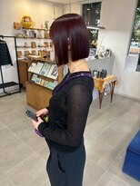 O&nbsp;ミニボブエアストレート艶髪切りっぱなし束感ショート