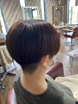 ルネッサンスヘアー ラファエロ(RAFFAELLO)&nbsp;ハンサムショート　カッコかわいい女子　夏ヘアスッキリショート
