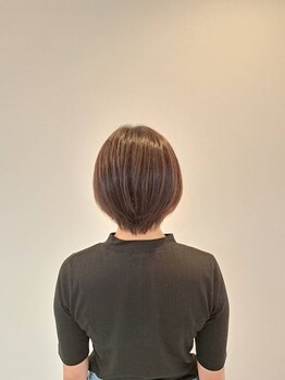 カラ(Cara)の写真/【京成八幡徒歩１分】骨格＆髪質を見極めた似合わせショート☆再現性の高い技術力で美シルエットへ♪