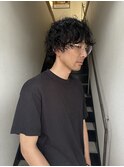 メンズパーマシャドウパーママッシュウルフパーマくるくるパーマ