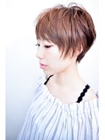 ラウンジ モリオ イケブクロ(Lounge MORIO Ikebukuro) 【morio池袋】今年流行大人かわいい前下がり透け感ショート