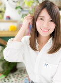*bliss浦和*斜めバング×ナチュラルエアリーストレートa