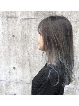 アンルーク ヘア(+1 unluke hair) New[+1unluke]外国人風×balayage×cashmere blue