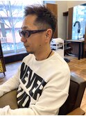 【IRIE HAIR赤坂】ワイルドツーブロック×アップバング