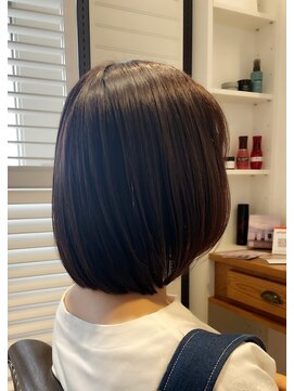 マリーチリタ(marichi Rita) 前上がりボブ×ダークカラー×Xトリートメント