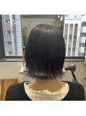 切りっぱなしボブ