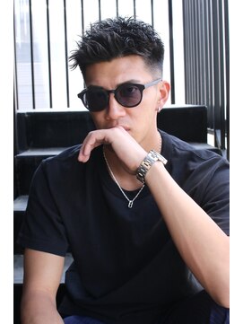 アソビ 表参道(ASOBI) ピンパーマ　アップバング