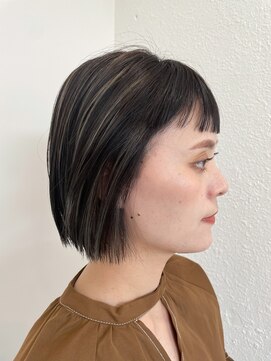 ラシク(racic) 【racic】ミニボブ×コントラストハイライト