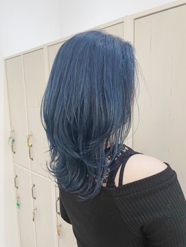 エン(eNN) ネイビーブルーウルフレイヤー/ターコイズブルー