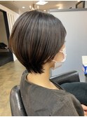 カットのみ!小顔に見えるすっきりショート*森本ひろか*