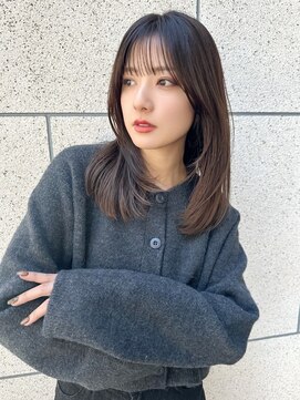 ガーデンヨコハマエスト(GARDEN YOKOHAMA est) 似合わせカット 顔まわりレイヤー イメチェン フルバング