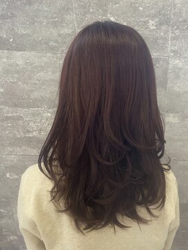 チチヘアーデザイン 竜王駅前店(ChiChihairdesign) ミディアムレイヤー