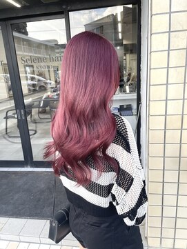 セレーネヘアー キョウト(Selene hair KYOTO) カシスピンク