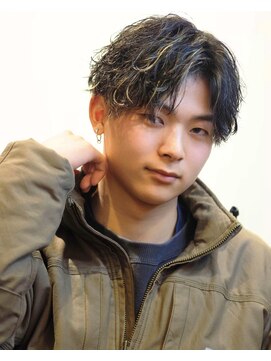 ヘアーズコレクショングッドクラブ(GOOD CLUB) ハイライト×波巻きツイストスパイラル