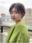 コンパクトショートハイライトローライト暖色系カラー