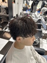 オーシャントーキョー(OCEAN TOKYO)&nbsp;ツイスパマッシュ(刈り上げツーブロック黒髪パーマ)