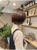 切りっぱなしボブ