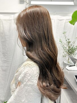 ラレイ ハラジュク(Lalei harajuku) 【白石】ブリーチなしミルクティーベージュ/明るめベージュ